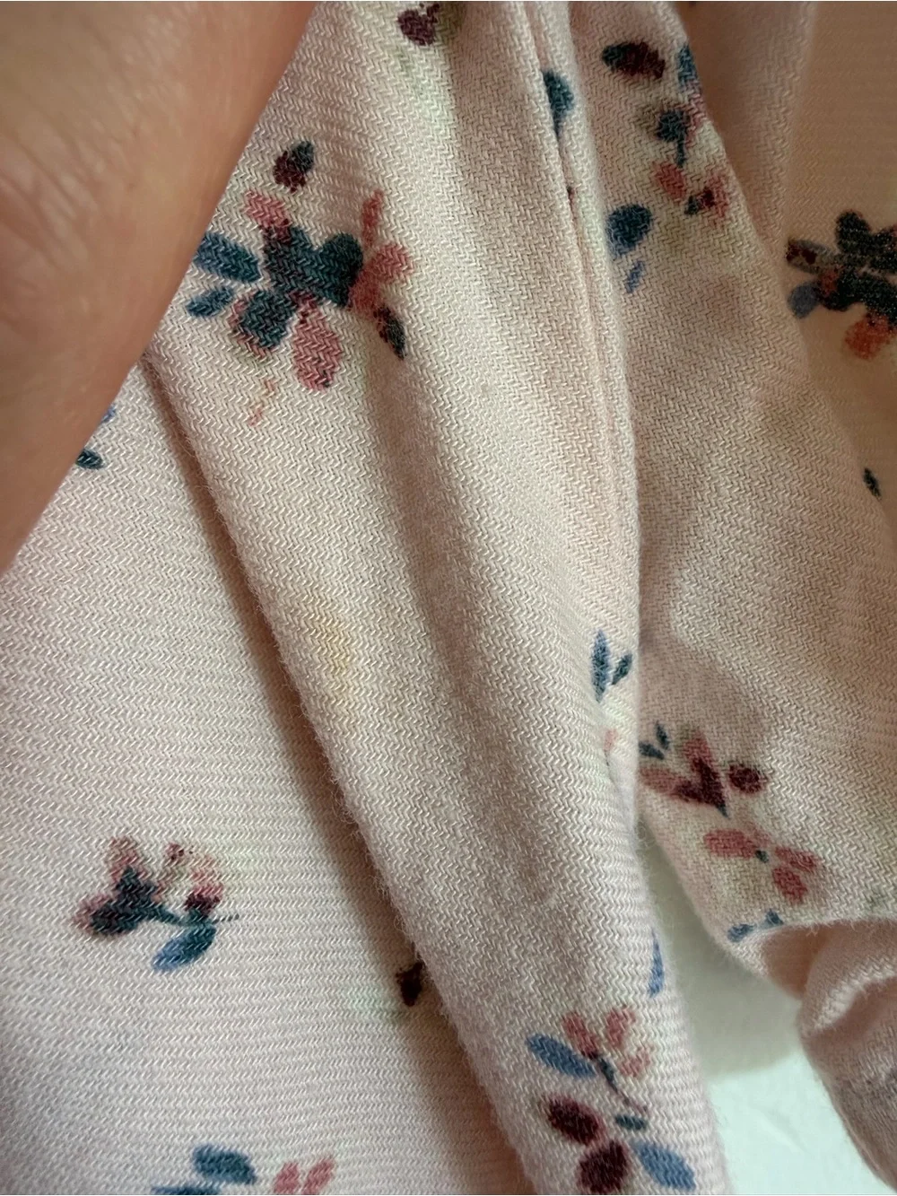 Oshkosh Soft Pink Floral Tiered Long-Sleeve Dress for Kids
